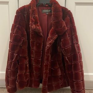 Kristen Blake faux fur jacket